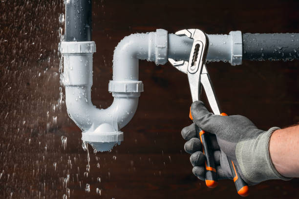 Professional Drain Cleaning technician working in Viola, IL